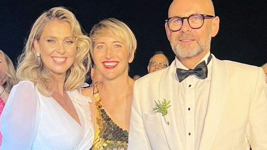 Magda Steczkowska na ślubie Ewy Wachowicz