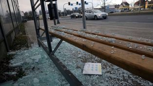 Wągrowiec: 42-latek zniszczył przystanek. Szybko trafił w ręce policji