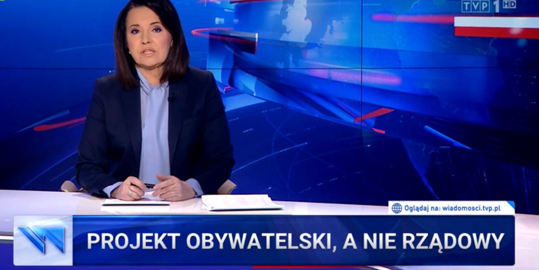 "Wiadomości" ponownie odniosły się do krytycznych wobec PiS materiałów TVN.