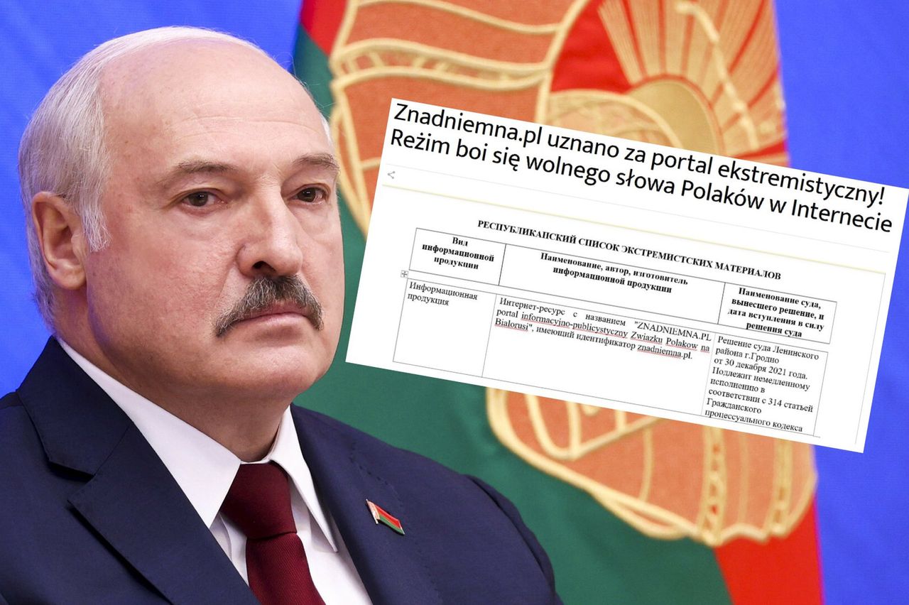 Aleksandr Łukaszenko od lat walczy ze Związkiem Polaków na Białorusi (BelTA Pool/Associated Press/East News)