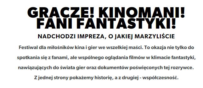 GEEKS N' NERDS – już 23 maja nowa impreza dla wielbicieli filmów i gier! 2
