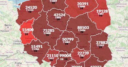 Koronawirus w Polsce. 20 816 nowych przypadków. Zmarło ponad 140 osób [Mapa zakażeń]