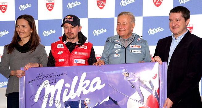 Milka jako sponsor polskich skoczków narciarskich promowana pod hasłem „Sercem z naszymi” (wideo)