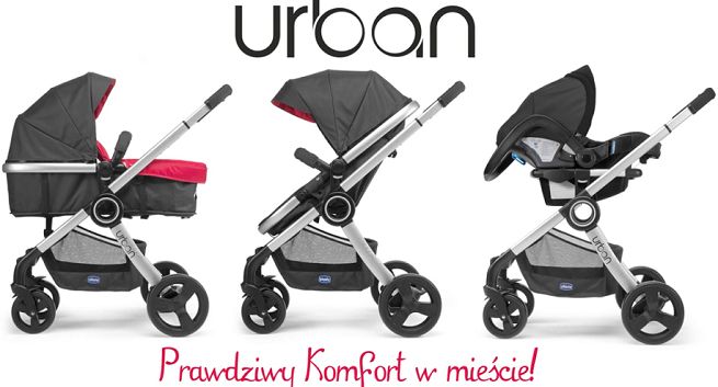 Wózki Chicco Urban reklamowane jako „prawdziwy komfort w mieście” (wideo)