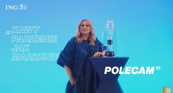 Katarzyna Nosowska "Dobrym głosem dla firm" w kampanii ING