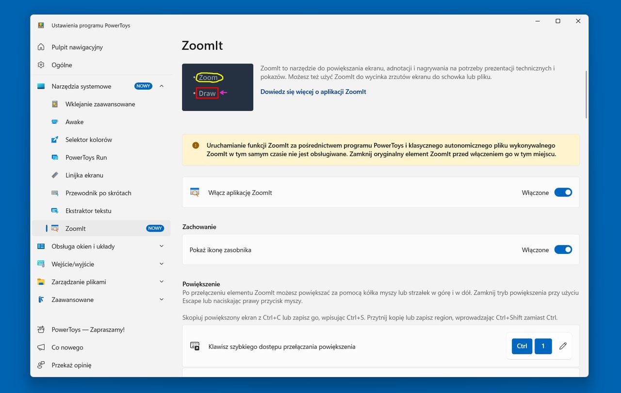 ZoomIt w PowerToys