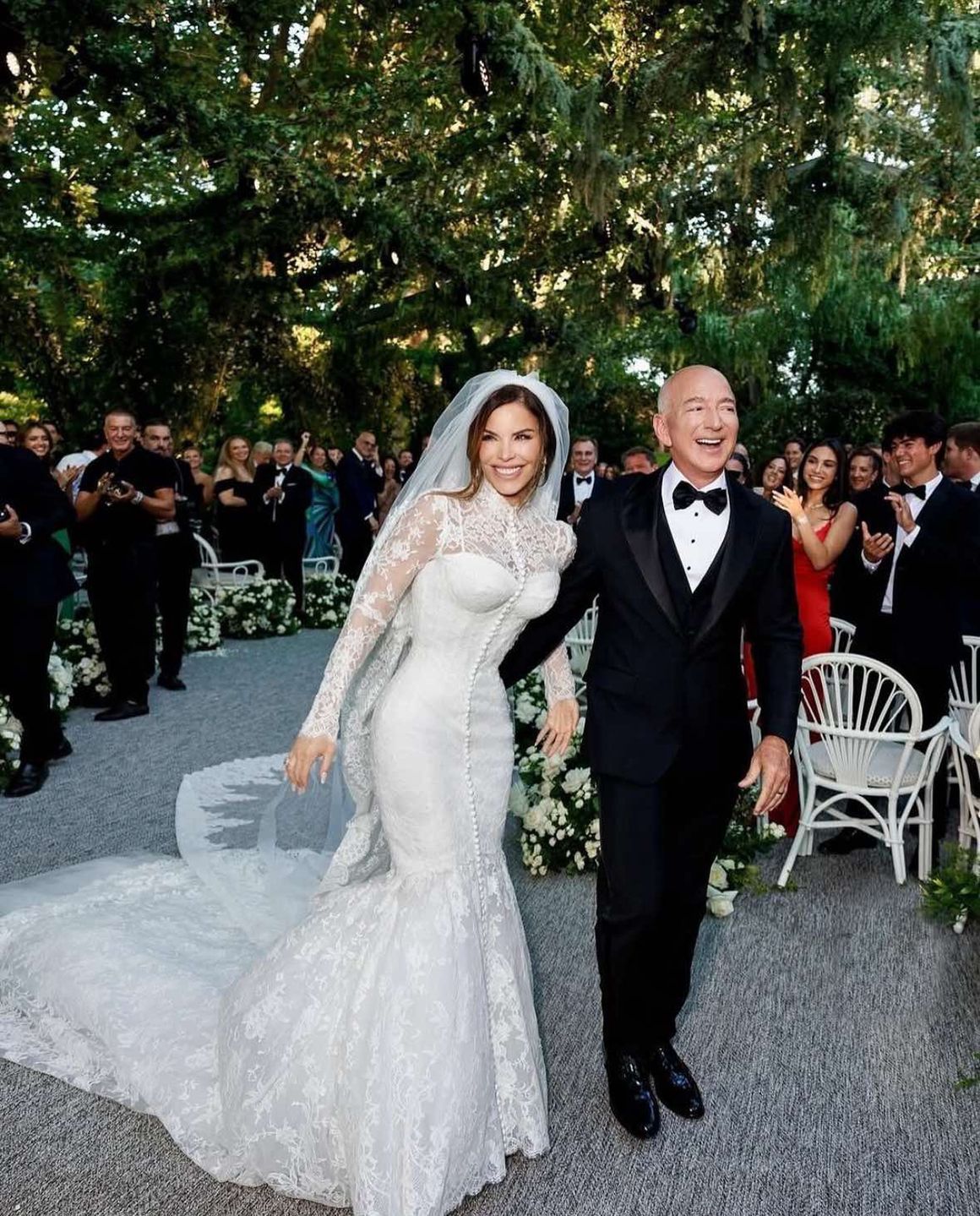Lauren Sanchez pokazała suknię ślubną