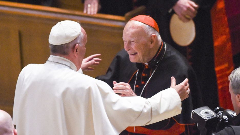 Papież Franciszek i kardynał Theodore McCarrick