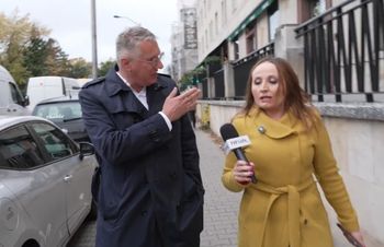 Dziennikarka zapytała o ustalenia WP. Ostra wymiana zdań z Wiplerem