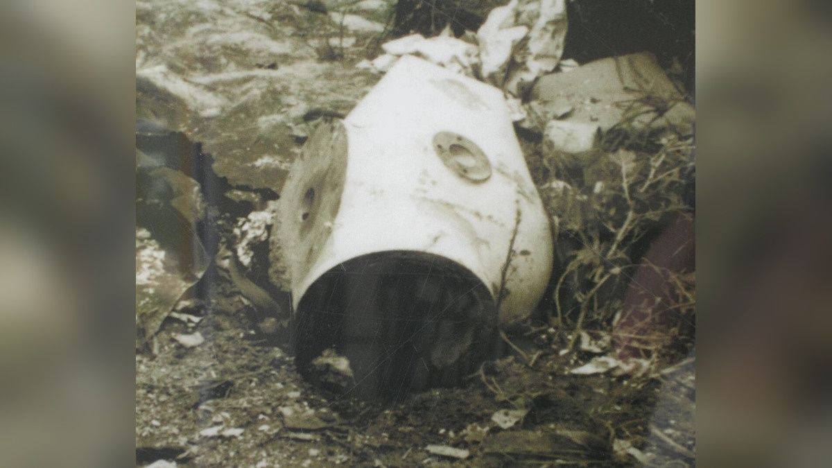 Element aparatu związanego z katastrofą w Goiânii. Fotografia ze zbiorów IAEA.