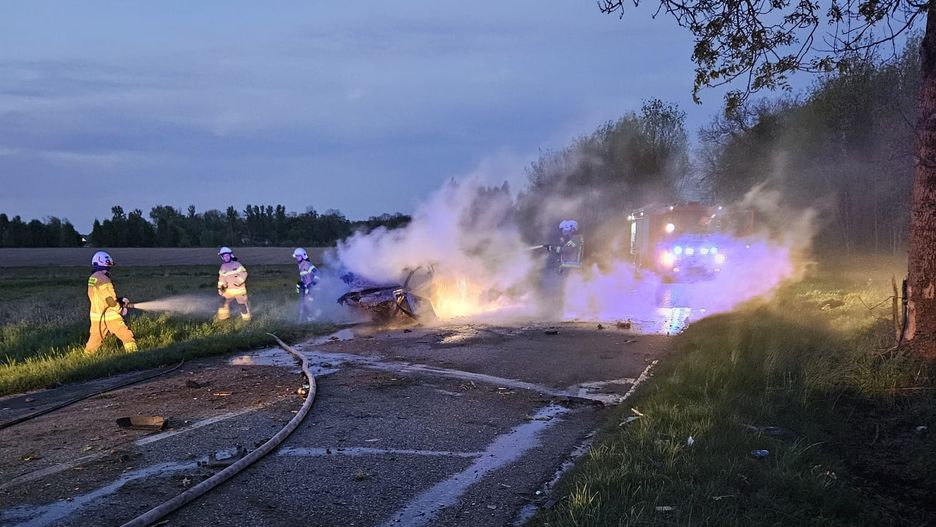 Dramatyczny finał pościgu na Mazowszu