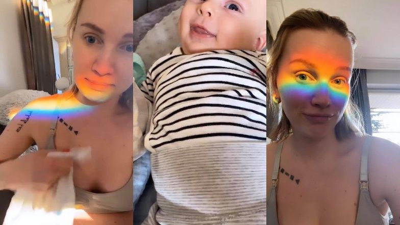 Poranek Maffashion z ubrudzonym biustonoszem