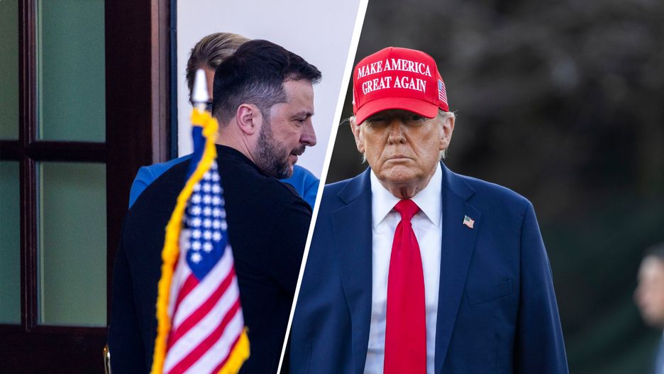 Wołodymyr Zełenski, Donald Trump