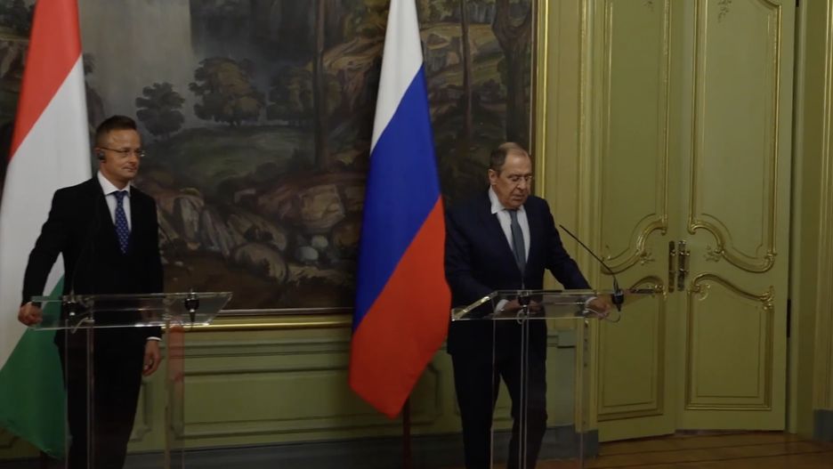 Spotkanie w Moskwie - węgierski minister  Peter Szijjarto rozmawiał z rosyjskim ministrem spraw zagranicznych Siergiejem Ławrowem