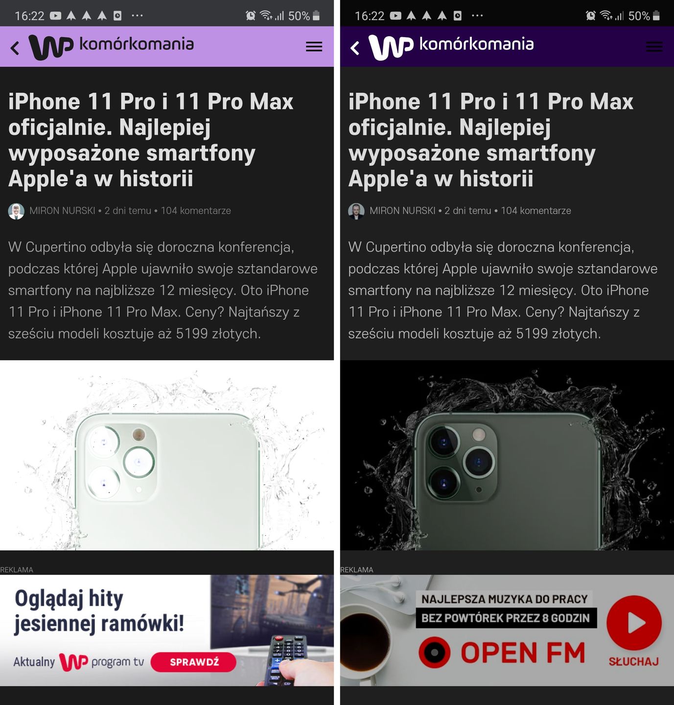 Wprowadzenie ciemnego motywu na Androidzie przerosło Google'a 3