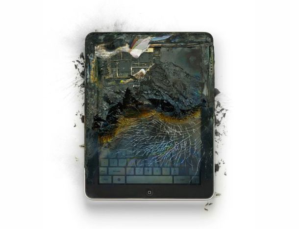 Przypalony iPad