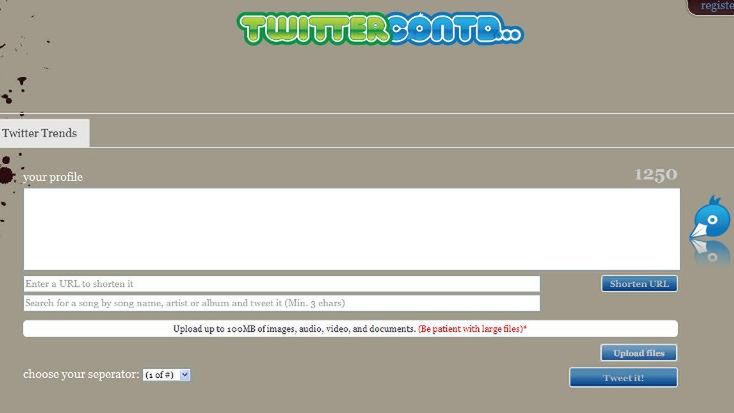 Oszukaj limit znaków w Twitterze 1