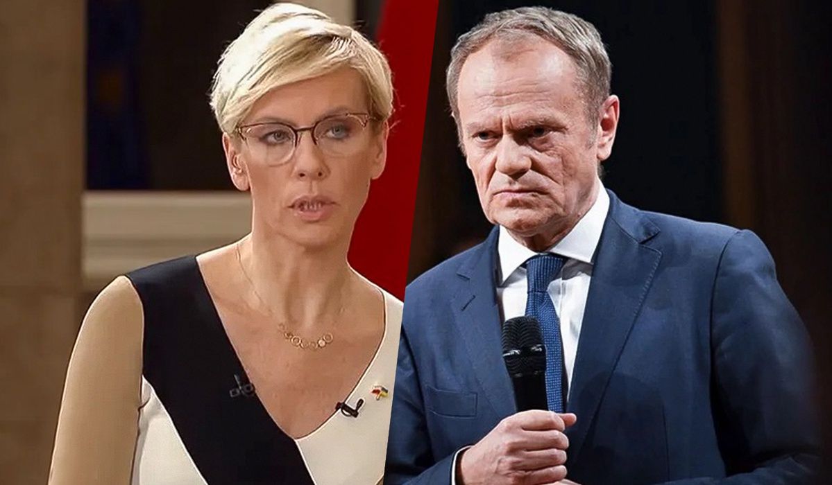 Wywiad z Donaldem Tuskiem przeprowadziła m.in. Anita Werner