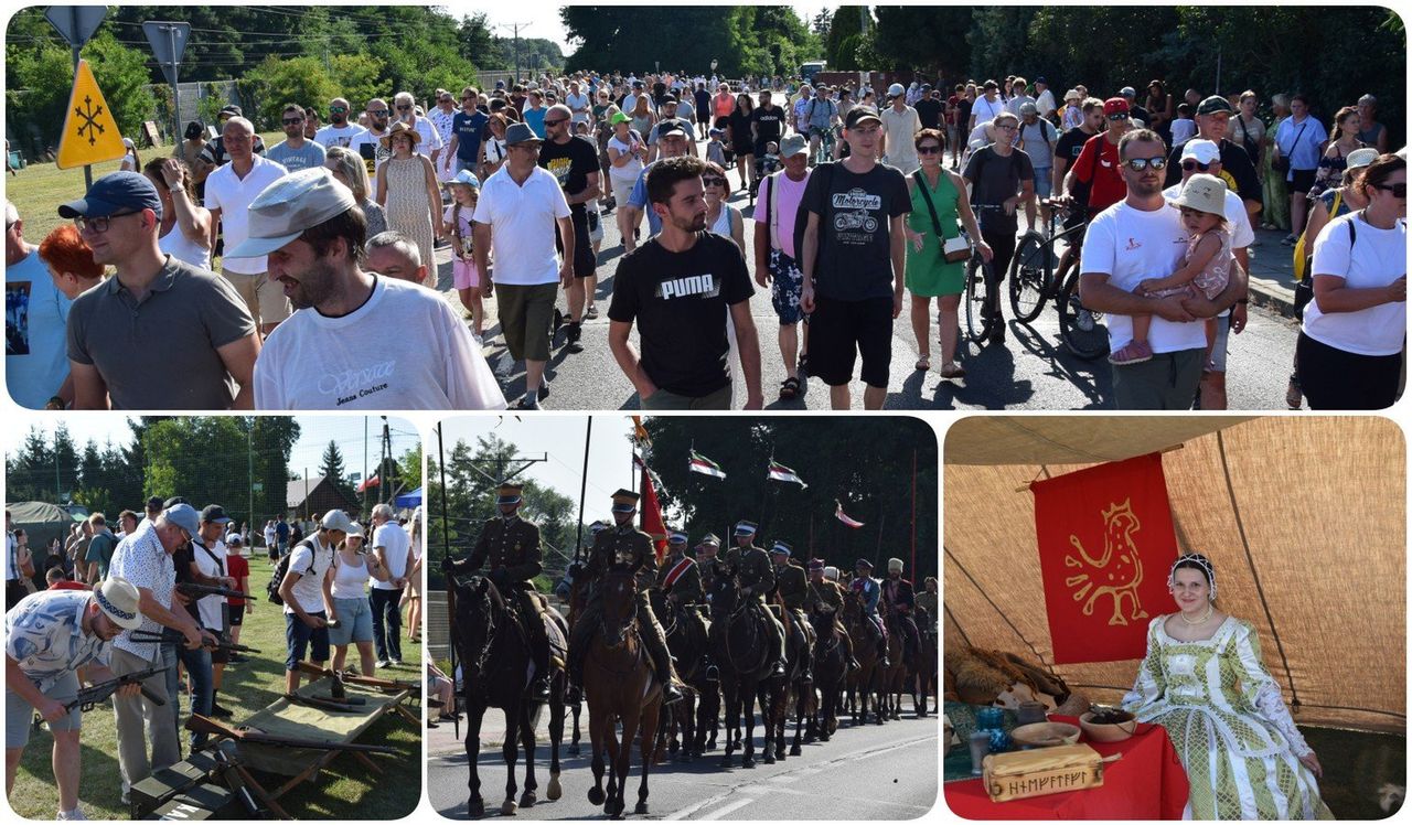 Wola Rzędzińska: Tysiące widzów historycznej defilady koło Tarnowa. Trwa świąteczny piknik, a wieczorem koncert Afromental! Zdjęcia