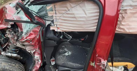 Fatalny wypadek pod Legnicą. Kierowca może mówić o szczęściu