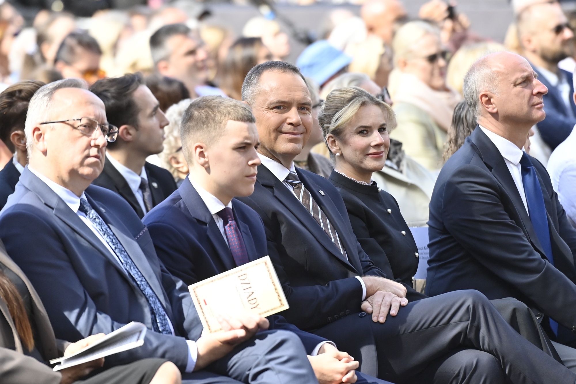 Marta i Karol Nawroccy czytają "Dziady"