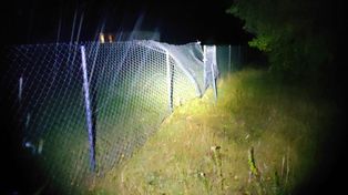 Nowa Święta: Pijany kierowca uderzył w płot i porzucił auto