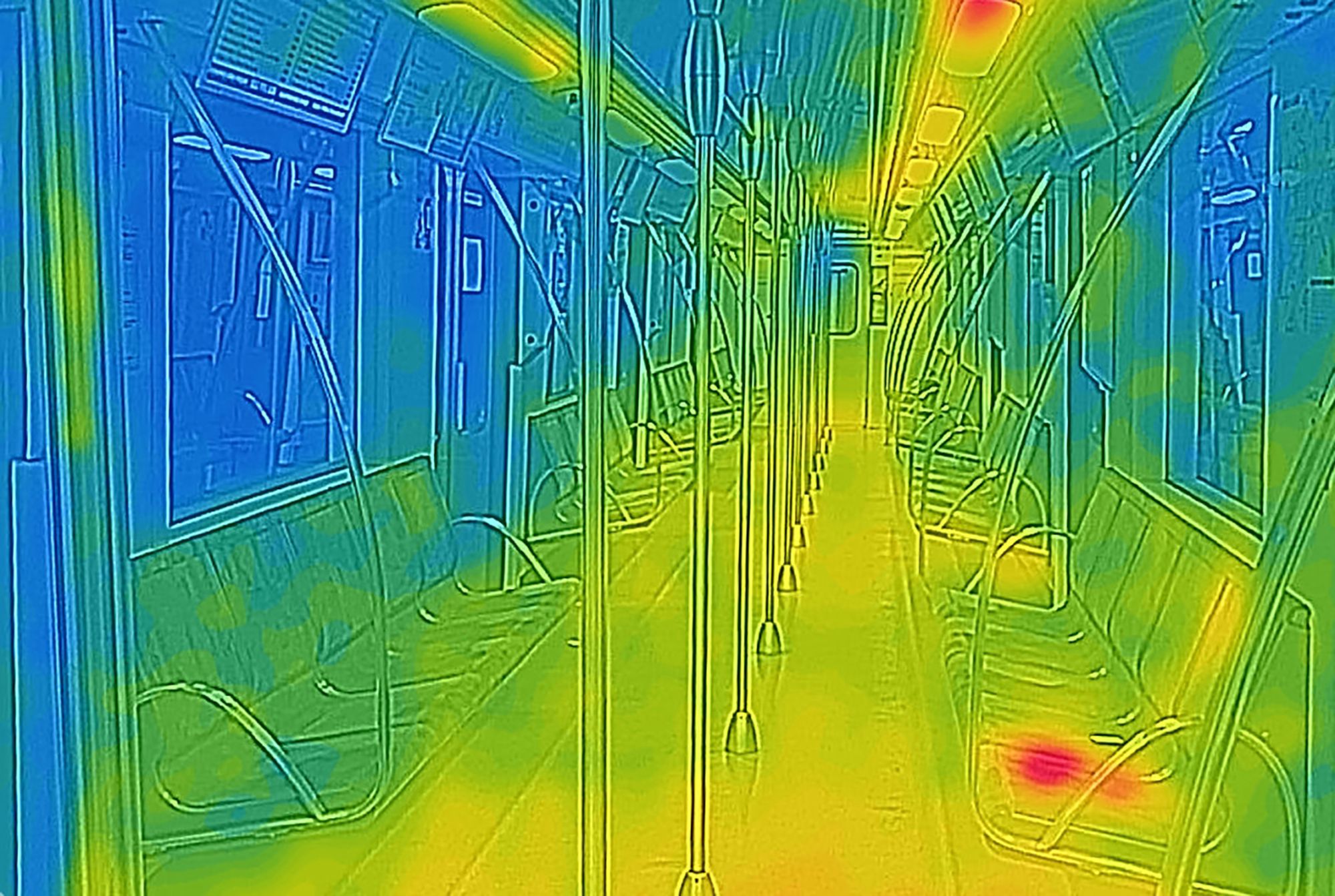 Piotr Tracz fotografował pandemię kamerą termowizyjną. Pokazał prawdziwy niepokój 11