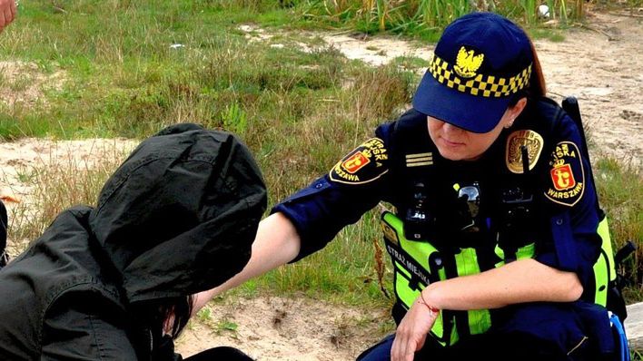 Pijana 12-latka zatrzymana na Mokotowie 