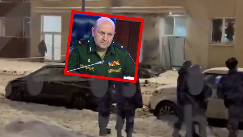 Miejsce eksplozji, w której zginął Igor Kiryłow
