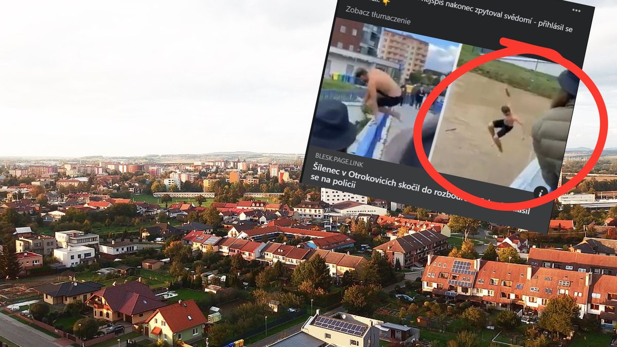 Skoczył do rwącej rzeki w Ostrokovicach. Trafił w ręce policji