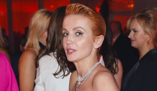 Katarzyna Zielińska w samej górze od piżamy. "Zapomniałaś spodni?"