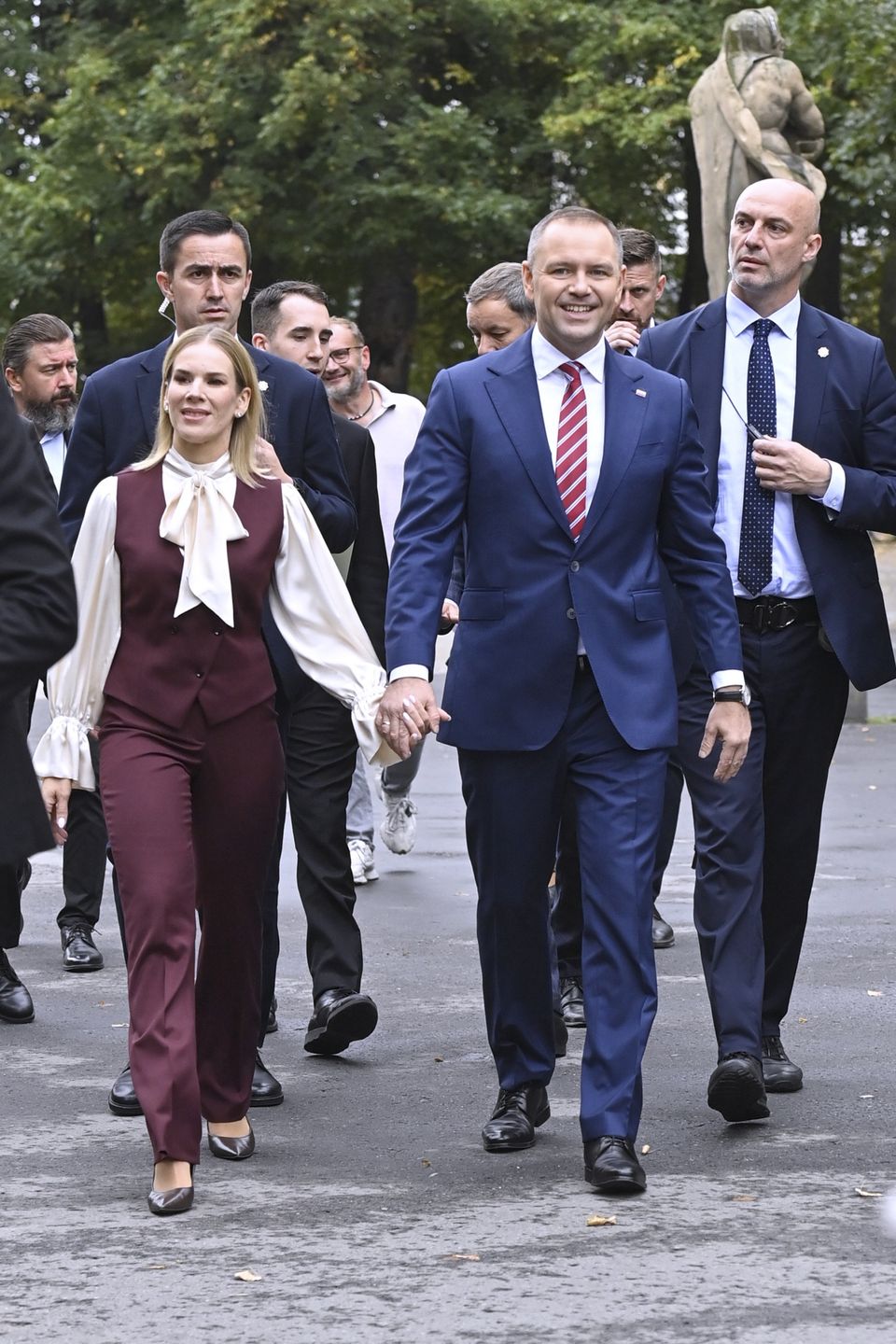 Karol Nawrocki i Marta Nawrocka 