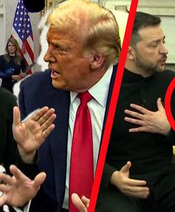 Awantura w Białym Domu. Nagle go szturchnął. Mowa ciała Trumpa i Zełenskiego