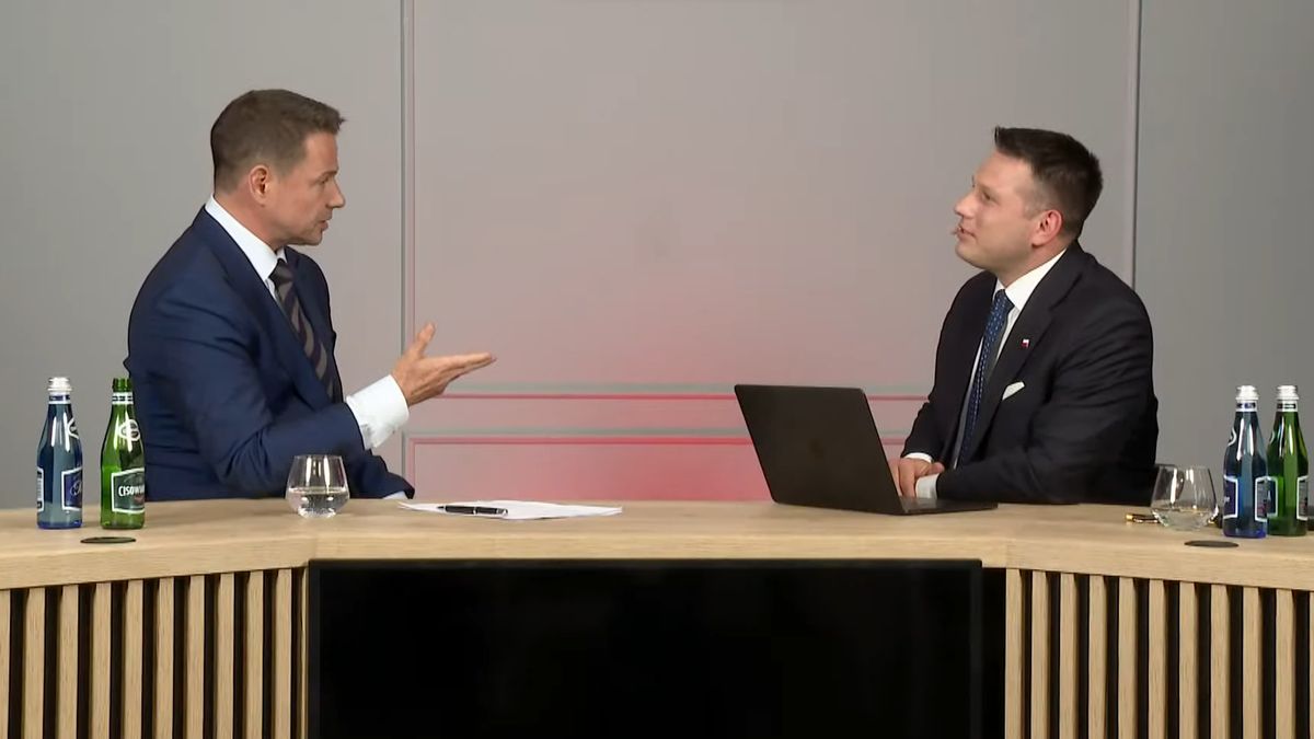 Rafał Trzaskowski u Sławomira Mentzena