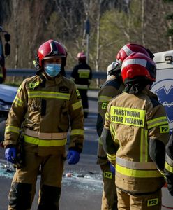 Wypadek busa pod Lublinem na trasie S12. Wiele osób rannych