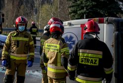 Wypadek busa pod Lublinem na trasie S12. Wiele osób rannych
