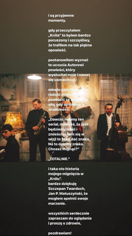Dawid Podsiadło tłumaczy, jak otrzymał angaż w "Królu"