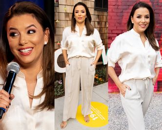 Skromna Eva Longoria walczy z rasizmem na konferencji w Los Angeles