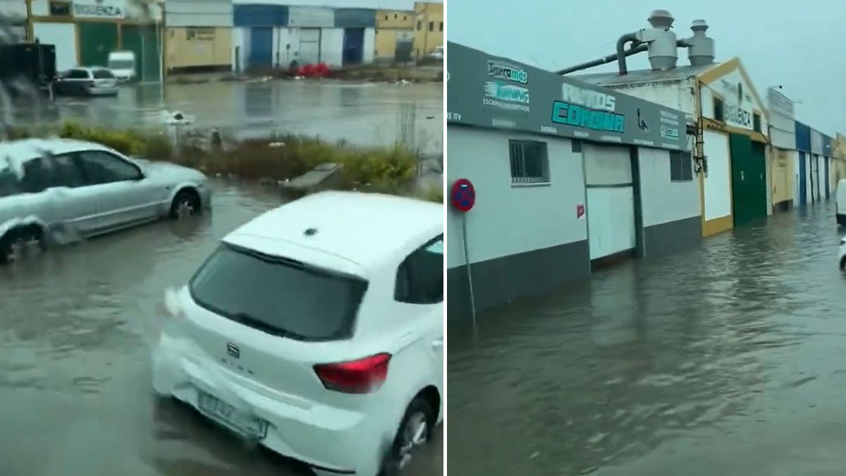 Powódź w Hiszpanii.