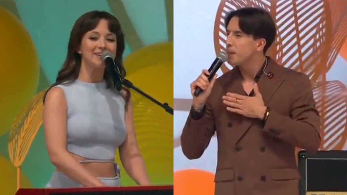 Dawid Kwiatkowski i Kwiat Jabłoni na koncercie "Dzień Dobry TVN"