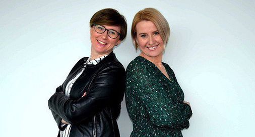 Marta Markowska odpowiada za marketing w Bluerank, Joanna Blewąska za PR