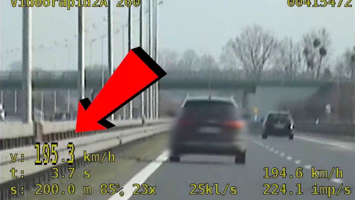 Pomiar nie był korzystny dla kierowcy