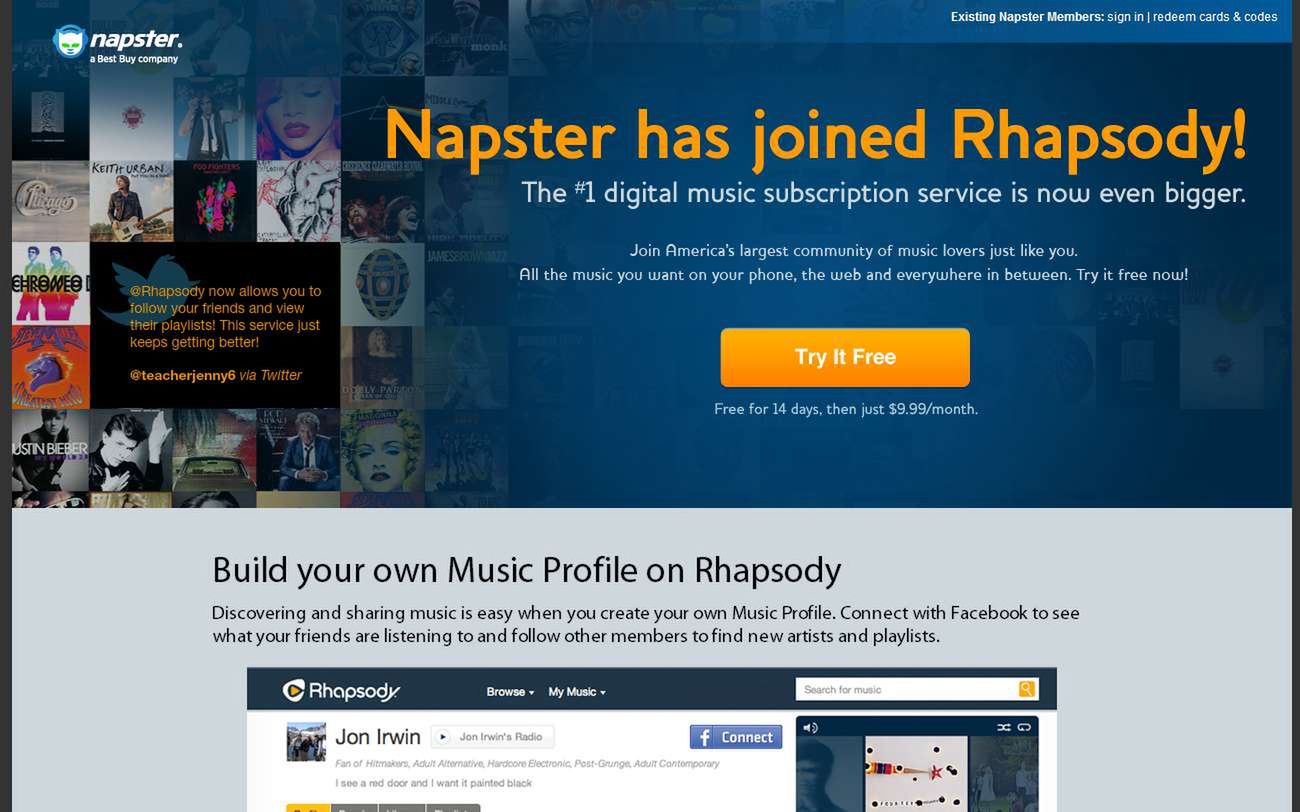 Napster zakończył działalność 2