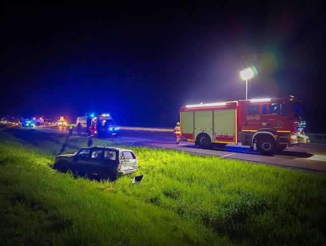 Obywatel Ukrainy w areszcie po spowodowaniu groźnego wypadku. Poszkodowaną zabrał śmigłowiec LPR (zdjęcia)