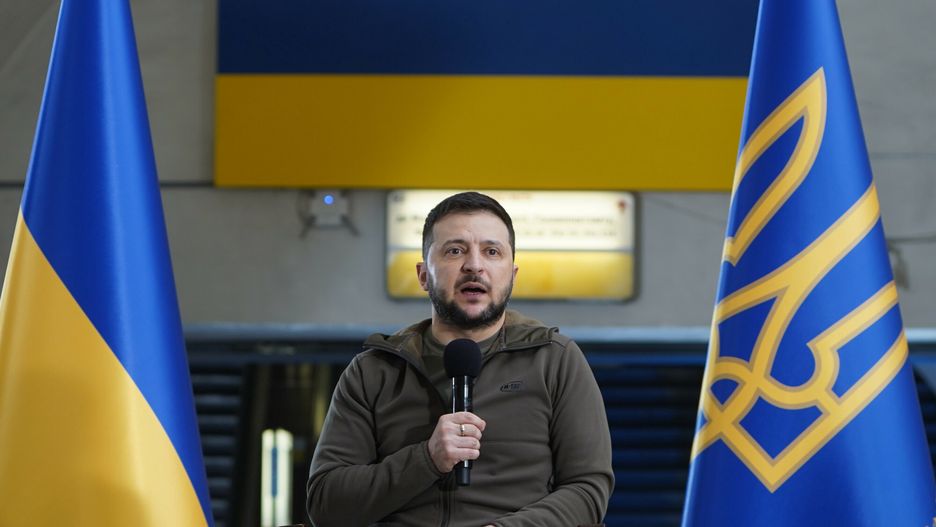 Prezydent Ukrainy Wołodymyr Zełenski