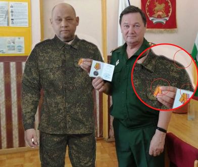 Rosyjski ochotnik dostał medal. Nieudolnie "ubrali" go w mundur