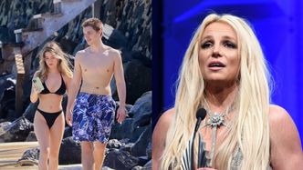Młodszy syn Britney Spears "przyłapany" z dziewczyną na plaży. 17-latkowi towarzyszył też ojciec z rodzinką (ZDJĘCIA)