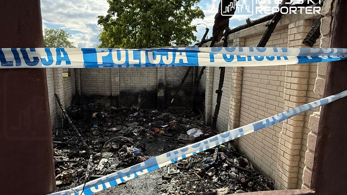 Spłonęła altana śmietnikowa na Bemowie.