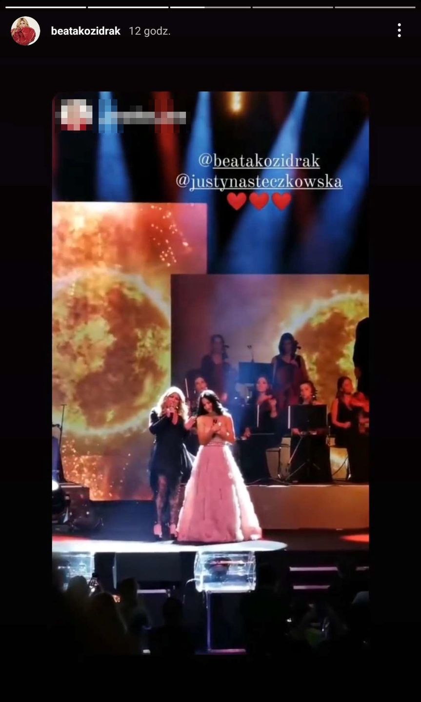 Beata Kozidrak wróciła na scenę u boku Justyny Steczkowskiej 