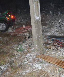 Zawiercie. Traktorem ciągnął sanki. O mało nie doszło do tragedii